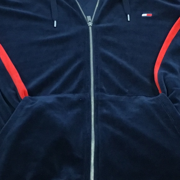 Tommy Hilfiger Sport Velour Hoodie 2x large - Picture 6 of 10